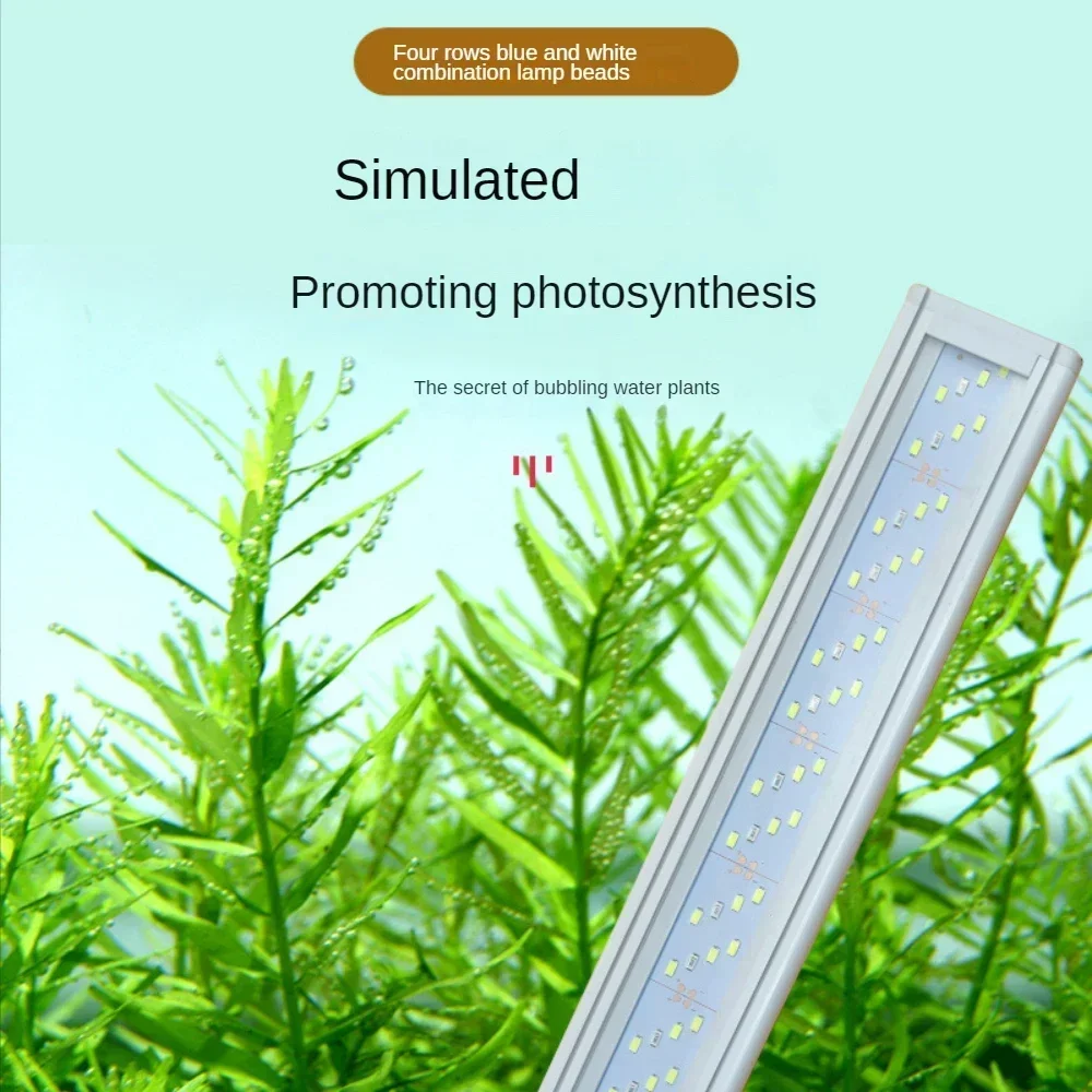 LED Aquarium Light For Plant Fish Tank LED With Adjustable Bracket, 12W 12" to 36 inch Full Spectrum Refugium LED Light Fixture
LED Aquarium Light For Plant Fish Tank LED With Adjustable Bracket, 12W 12" to 36 inch Full Spectrum Refugium LED Light Fixture