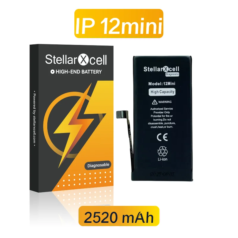 StellarXcell Battery no error message no pop up for iphone 12 Pro max 12 mini battery replacement
StellarXcell Battery no error message no pop up for iphone 12 Pro max 12 mini battery replacement