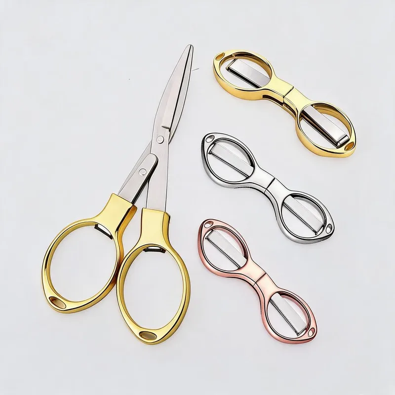 Stainless Steel Folding Scissors Multifunctional Fishing Line Cutter Needlework Sewing Scissors Portable Stationery Scissors
Stainless Steel Folding Scissors Multifunctional Fishing Line Cutter Needlework Sewing Scissors Portable Stationery Scissors