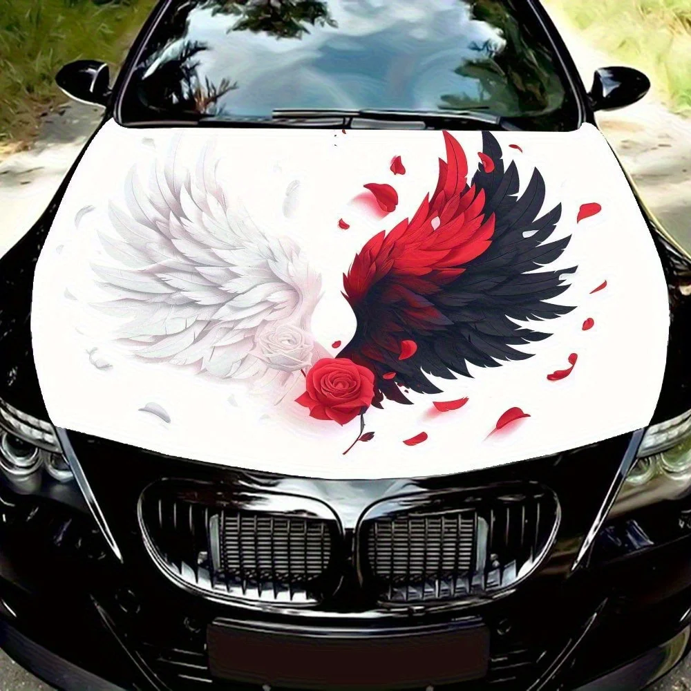 Wings Of Good And Evil Car Hood Sticker - Durable Polyvinyl Chloride (PVC), Car Hood Film, Sedan/SUV Hood Decals, Easy To Stick,
Wings Of Good And Evil Car Hood Sticker - Durable Polyvinyl Chloride (PVC), Car Hood Film, Sedan/SUV Hood Decals, Easy To Stick,