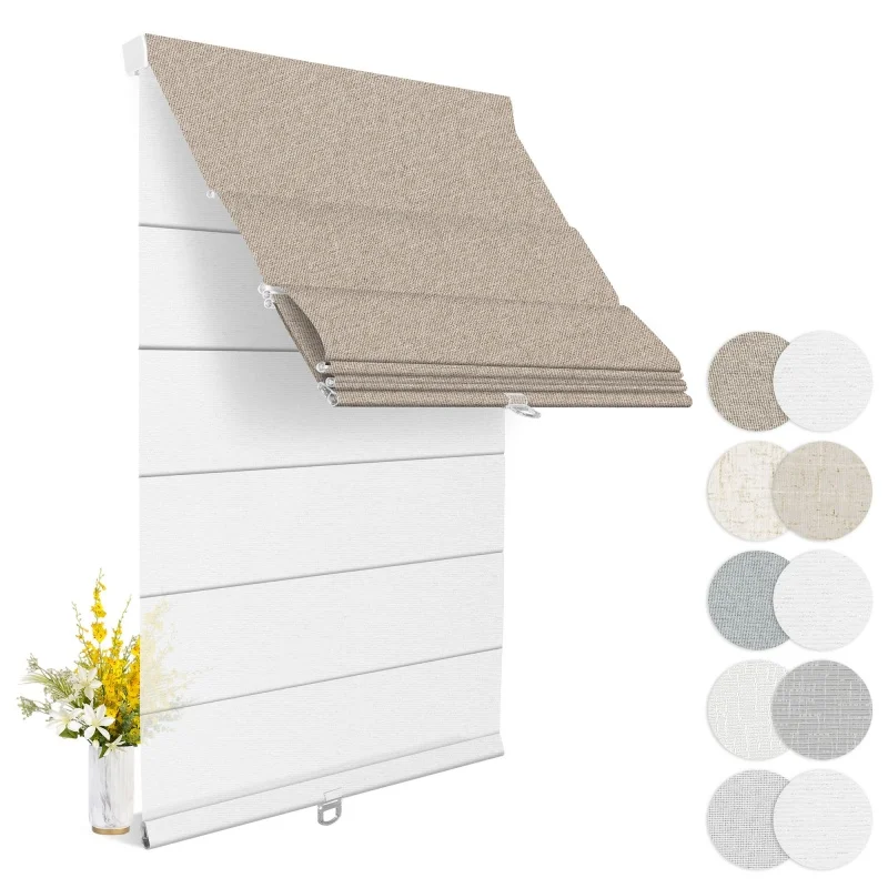 Luxury Design Built In Install Day And Night Blackout And Light Filtering Fabric Manual Cordless Dual Roman Shades For Home
Luxury Design Built In Install Day And Night Blackout And Light Filtering Fabric Manual Cordless Dual Roman Shades For Home