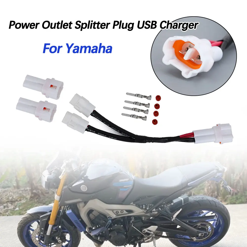 New Arrival Motorcycle Power Outlet Splitter Plug USB Charger For Yamaha MT07 MT09 YZF-R1 R1M R6 FZ07 FZ09 XSR700 XSR900 XV1900
New Arrival Motorcycle Power Outlet Splitter Plug USB Charger For Yamaha MT07 MT09 YZF-R1 R1M R6 FZ07 FZ09 XSR700 XSR900 XV1900