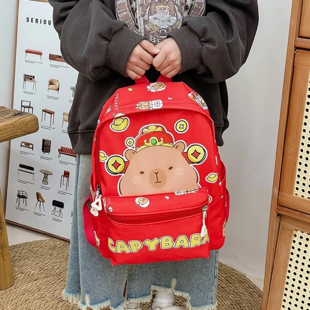 Thickened Capybara Backpack Nylon Lightweight Cartoon Animal Daypack Wide Straps Large Capacity Children School Bag Unisex
Thickened Capybara Backpack Nylon Lightweight Cartoon Animal Daypack Wide Straps Large Capacity Children School Bag Unisex