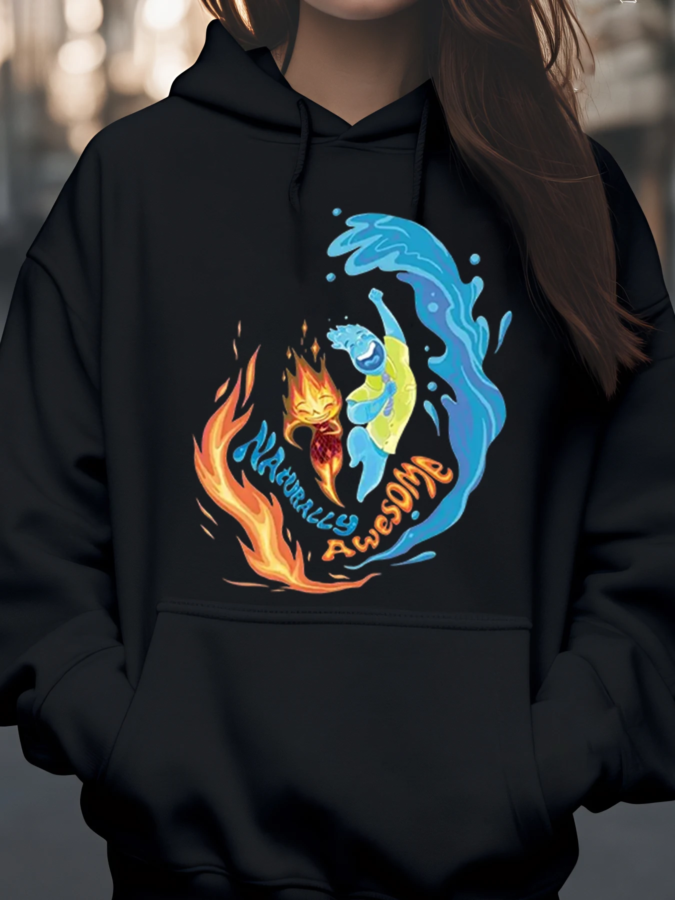 Толстовка с капюшоном на Хэллоуин с изображением огня и воды для женщин, повседневная одежда
Толстовка с капюшоном на Хэллоуин с изображением огня и воды для женщин, повседневная одежда