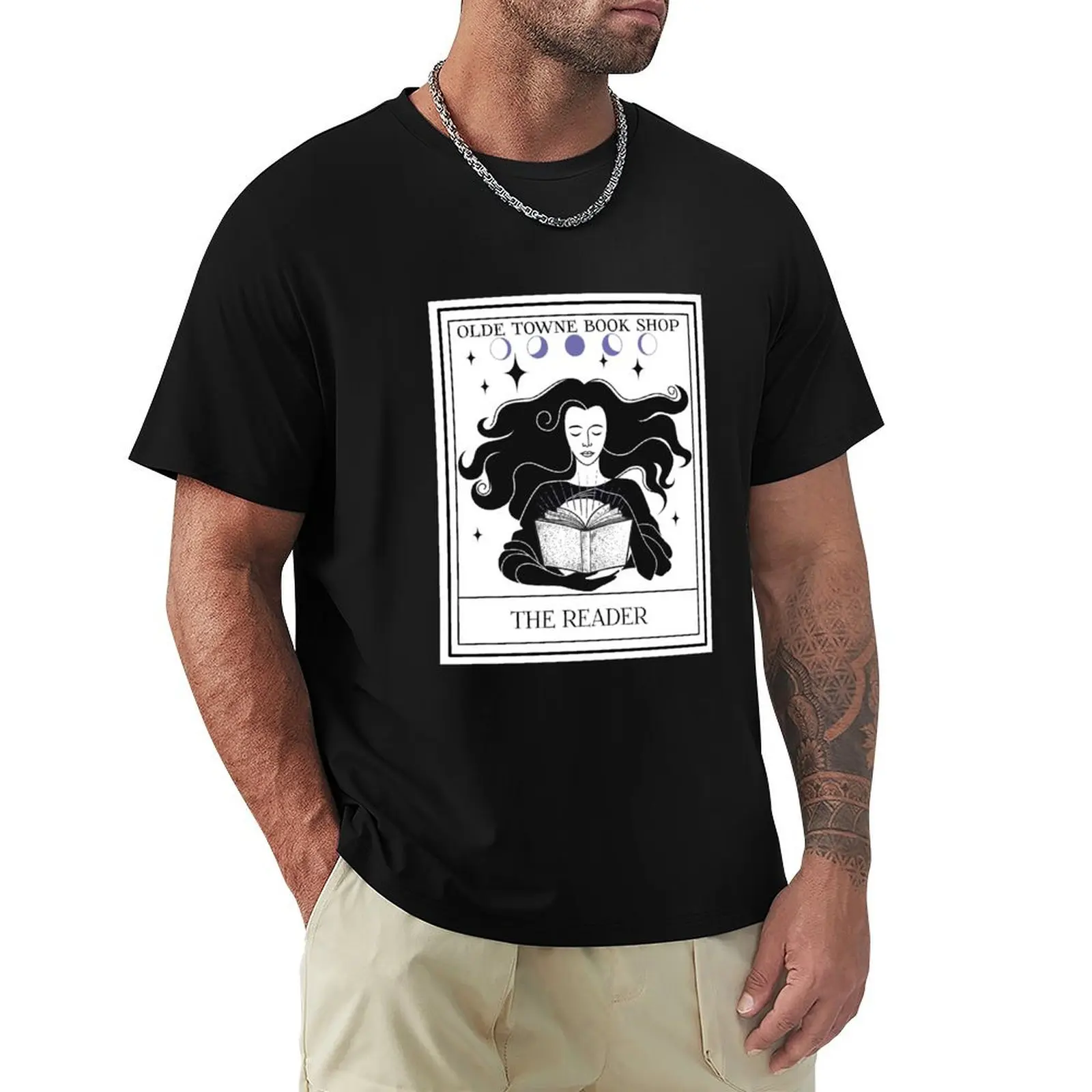 OTBS Tarot - The Reader T-Shirt Work Short Sleeve Cotton Top
OTBS Tarot - The Reader T-Shirt Work Short Sleeve Cotton Top