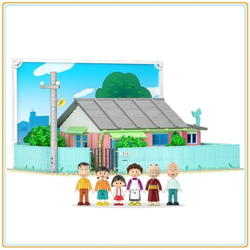 Конструктор Chibi Maruko-chan из аниме, большой дом, украшение, пазл, Сборная модель, игрушки, подарок на день рождения для мальчиков и девочек
Конструктор Chibi Maruko-chan из аниме, большой дом, украшение, пазл, Сборная модель, игрушки, подарок на день рождения для мальчиков и девочек