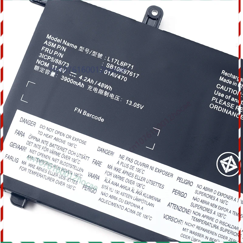 01AV470 01AV471 L17L6P71 L17M6P71 Аккумулятор для Lenovo ThinkPad X280 A285 48 Втч
01AV470 01AV471 L17L6P71 L17M6P71 Аккумулятор для Lenovo ThinkPad X280 A285 48 Втч