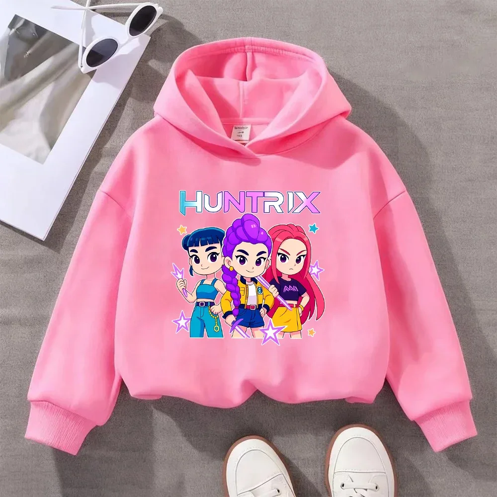 Huntrix Kids Sweatshirt Casual Long Sleeve Cartoon Character Print Pullover Top for Girls And Boys Toddler Clothing
Huntrix Kids Sweatshirt Casual Long Sleeve Cartoon Character Print Pullover Top for Girls And Boys Toddler Clothing