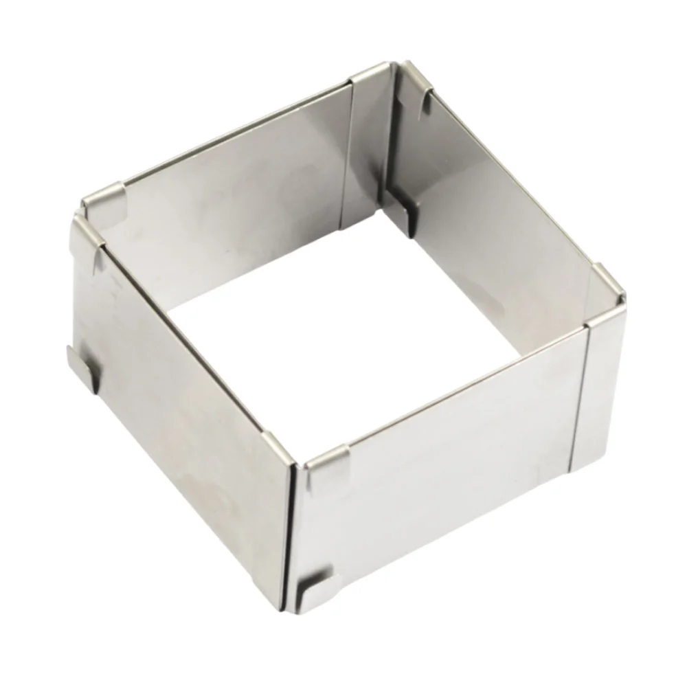Square Adjustable Cake Mold Rust-proof Non-stick Mousse Cake Ring DIY Stretchable Stainless Steel Baking Mould Home Bakery
Square Adjustable Cake Mold Rust-proof Non-stick Mousse Cake Ring DIY Stretchable Stainless Steel Baking Mould Home Bakery
