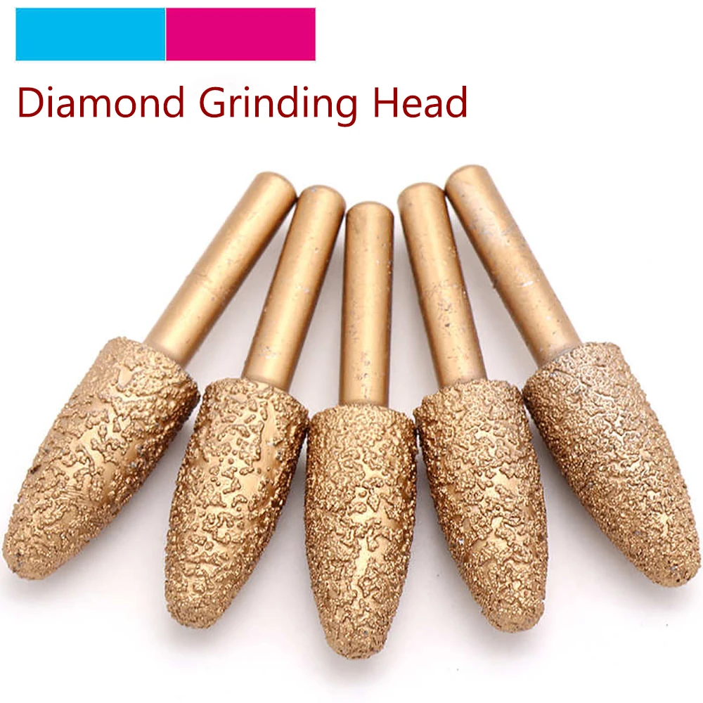 1pcs 6mm Vacuum Brazed Diamond Burrs Alloy Grinding Head Shank Bullet 60mm For Stone Jade Peeling Rotary File Carving Tools
1pcs 6mm Vacuum Brazed Diamond Burrs Alloy Grinding Head Shank Bullet 60mm For Stone Jade Peeling Rotary File Carving Tools