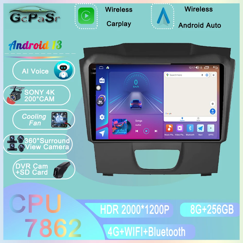 Android 13 For Chevrolet TrailBlazer 2 S10 Holden Colorado For Isuzu D-Max DMAX Car Radio Stereo Multimedia Player Navigation 5G
Android 13 For Chevrolet TrailBlazer 2 S10 Holden Colorado For Isuzu D-Max DMAX Car Radio Stereo Multimedia Player Navigation 5G