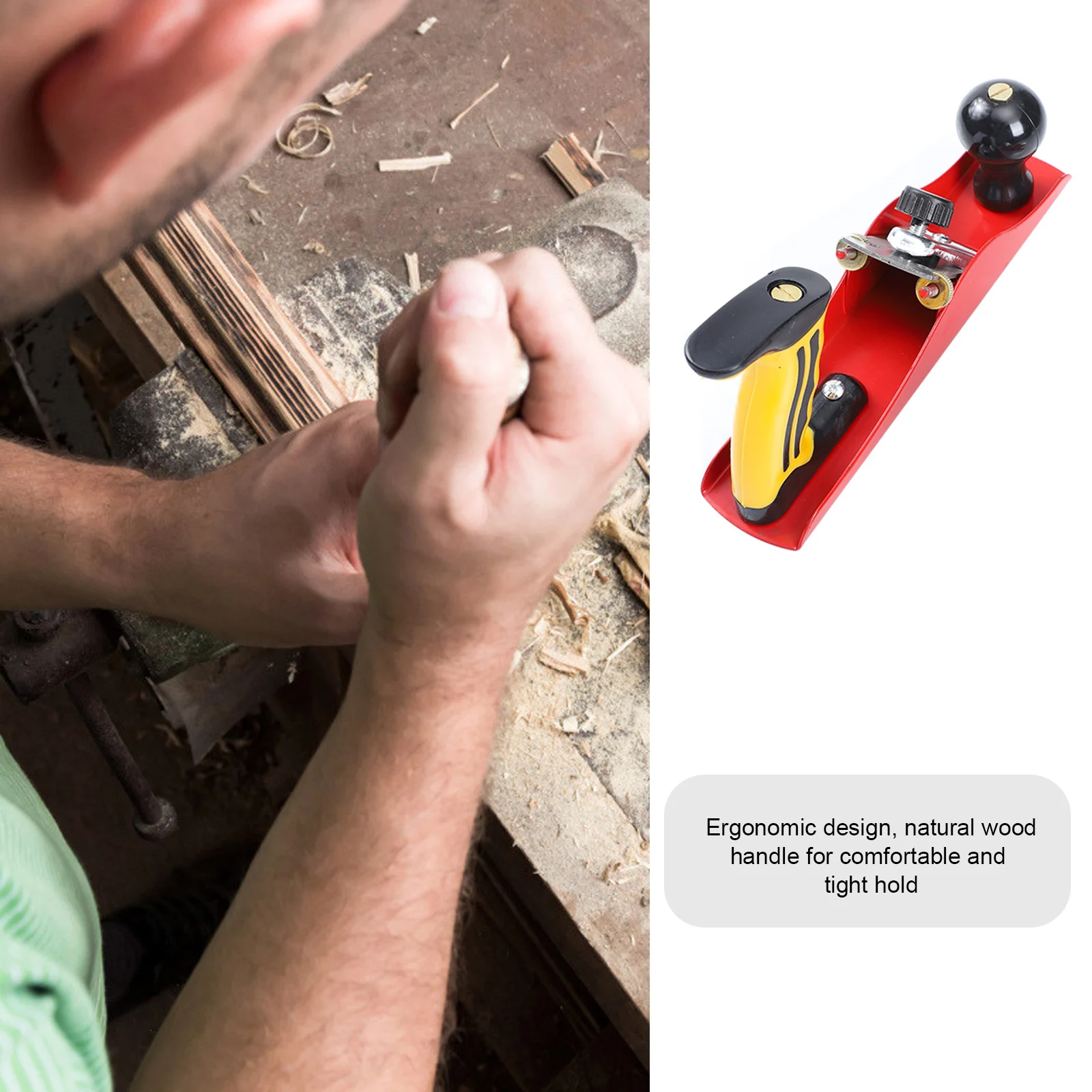 s Woodworking H Planer High Quality Material Comfortable H Ergonomic Design Wear Resistant Bottom Steel Shave Trimming
s Woodworking H Planer High Quality Material Comfortable H Ergonomic Design Wear Resistant Bottom Steel Shave Trimming