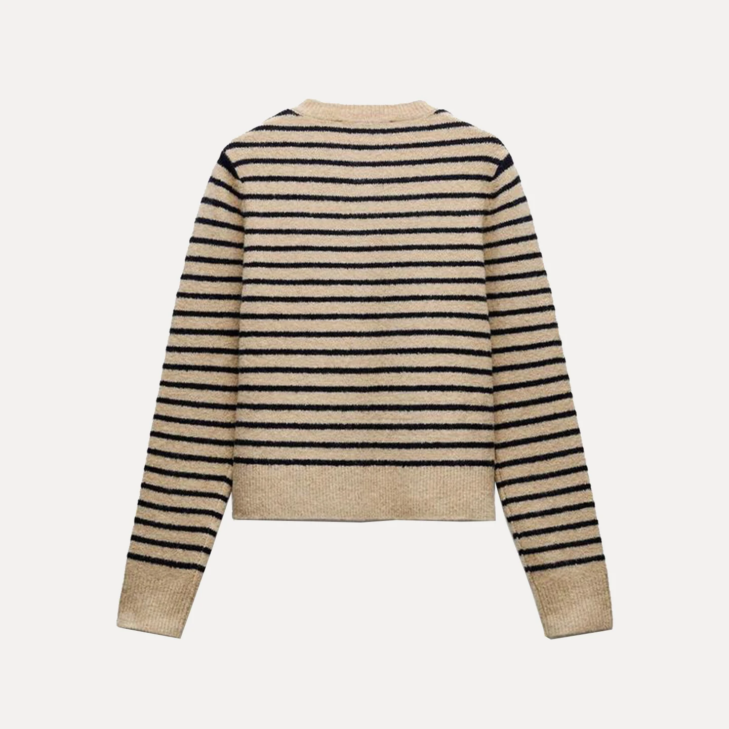 Women's Knitted Print round Ne Sweater Striped Design Long Sve Cardigan European Sle Autumn New Arrival Z Brand
Women's Knitted Print round Ne Sweater Striped Design Long Sve Cardigan European Sle Autumn New Arrival Z Brand