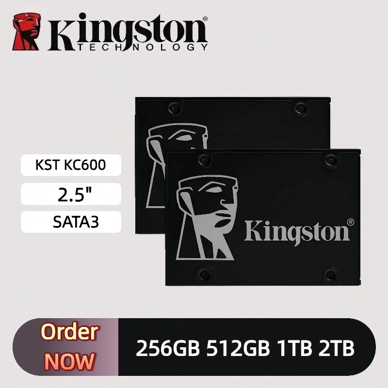 Kingston KC600 SSD Hard Disk HD SSD 1TB 256GB 512GB 2TB 2.5" SATA 3 Internal Solid State Drive HDD Desktop Laptop PC
Kingston KC600 SSD Hard Disk HD SSD 1TB 256GB 512GB 2TB 2.5" SATA 3 Internal Solid State Drive HDD Desktop Laptop PC