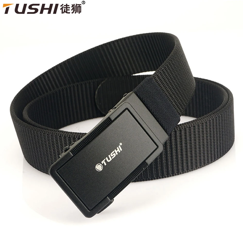 TUSHI New Military Automatic Buckle Nylon Golf Belt Outdoor Hunting Multifunctional Tactical Canvas Belt High Quality Men Belt
TUSHI New Military Automatic Buckle Nylon Golf Belt Outdoor Hunting Multifunctional Tactical Canvas Belt High Quality Men Belt