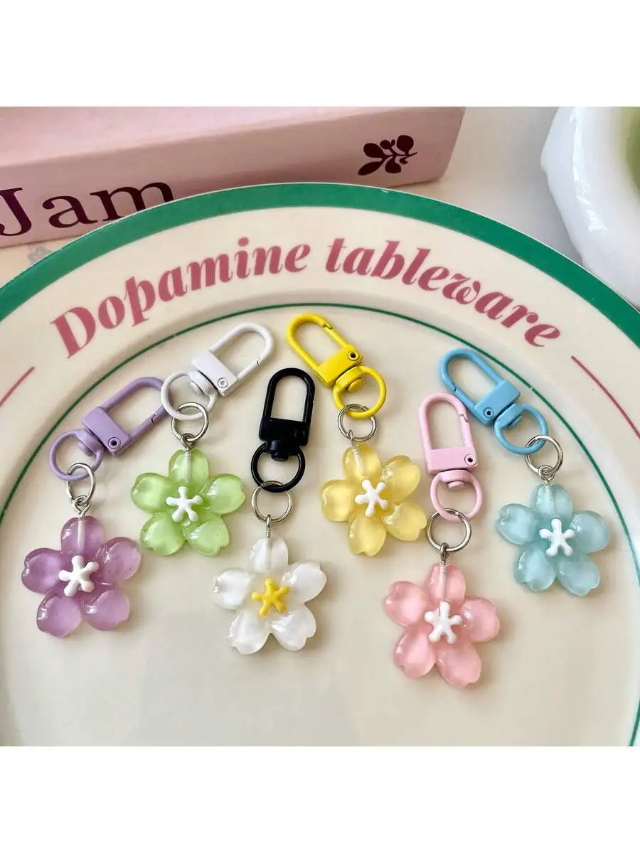 6pcs Transparent Flower Resin Keychains With Lobster Clasp For Bags Car Keys Lanyards Decorative Charms
6pcs Transparent Flower Resin Keychains With Lobster Clasp For Bags Car Keys Lanyards Decorative Charms