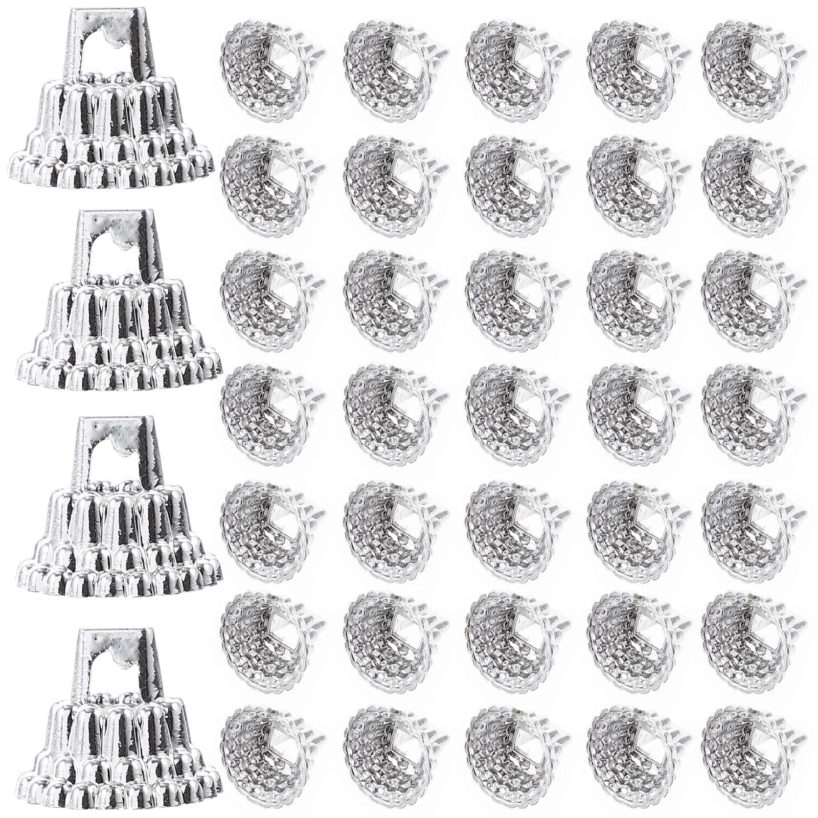 200 Pcs Color 1 3cm DIY Christmas Ball Cap Covers Ornaments Replacement Parts for Hanging Decoration Craft Supplies
200 Pcs Color 1 3cm DIY Christmas Ball Cap Covers Ornaments Replacement Parts for Hanging Decoration Craft Supplies
