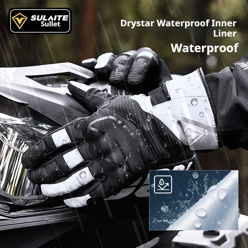 SULAITE Winter Motorcycle Gloves Waterproof Windproof Fleece Lined Anti Fall Warm Riding Gloves for Motorbike Locomotive Riders
SULAITE Winter Motorcycle Gloves Waterproof Windproof Fleece Lined Anti Fall Warm Riding Gloves for Motorbike Locomotive Riders