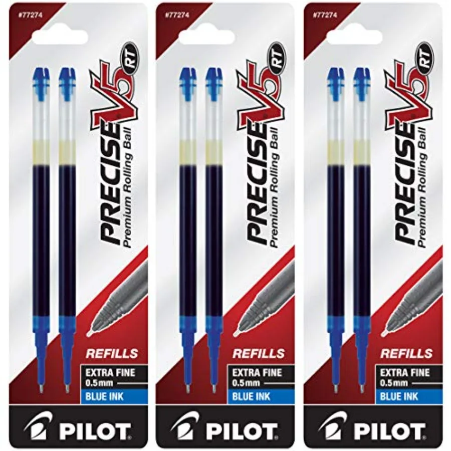 Precise V5 RT Liquid Ink Refills, Extra Fine Point 0.5 mm,,Pack of 6
Precise V5 RT Liquid Ink Refills, Extra Fine Point 0.5 mm,,Pack of 6