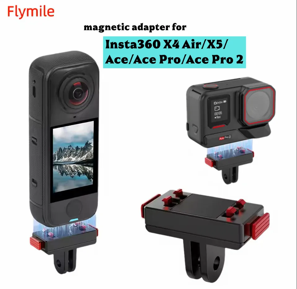Magnetic Quick Release Adapter for Insta360 X5/X4 Air/Ace Pro 2 Expansion Base Bracket Tripod Mount for Insta360 Ace/Pro/Pro2 Ac
Magnetic Quick Release Adapter for Insta360 X5/X4 Air/Ace Pro 2 Expansion Base Bracket Tripod Mount for Insta360 Ace/Pro/Pro2 Ac