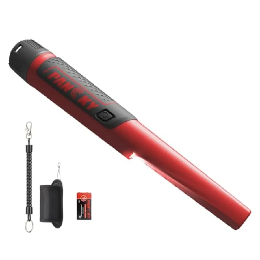 Metal Detector Pinpointer for Adults Kid IP68 Fully Waterproof Underwater Metal Detector Adjustable Sensitivity Handheld Pin Po
Metal Detector Pinpointer for Adults Kid IP68 Fully Waterproof Underwater Metal Detector Adjustable Sensitivity Handheld Pin Po