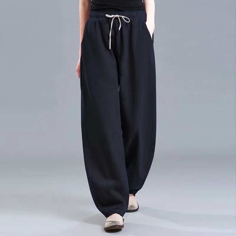 2023 New Spring and Autumn Fashion Retro Art High Waist Lace Up Casual Loose Solid Color Versatile Women's Radish Pants
2023 New Spring and Autumn Fashion Retro Art High Waist Lace Up Casual Loose Solid Color Versatile Women's Radish Pants
