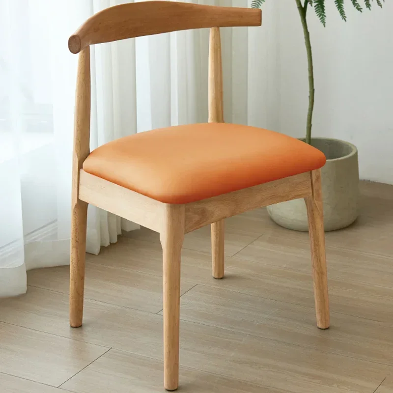 Nordic Comfortable Wooden Dining Chair Hotel Office Leather Sedentary Dining Chair Simple Writing Muebles Home Furniture
Nordic Comfortable Wooden Dining Chair Hotel Office Leather Sedentary Dining Chair Simple Writing Muebles Home Furniture