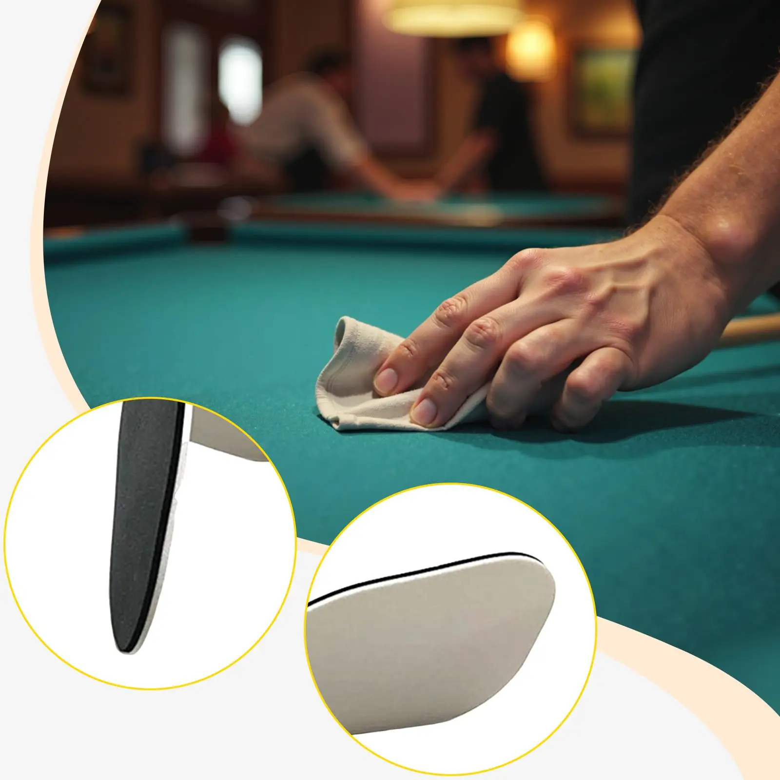 Billiard Pool Cue Shaft Burnisher Accessories Sponge Polishing Pad for
Billiard Pool Cue Shaft Burnisher Accessories Sponge Polishing Pad for