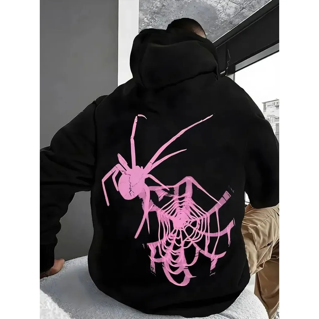 Pink Spider Aphic Print Cotton Sweatirt for Women Autumn Winter Faionable Casual Comfortable Ladies Hoodie
Pink Spider Aphic Print Cotton Sweatirt for Women Autumn Winter Faionable Casual Comfortable Ladies Hoodie