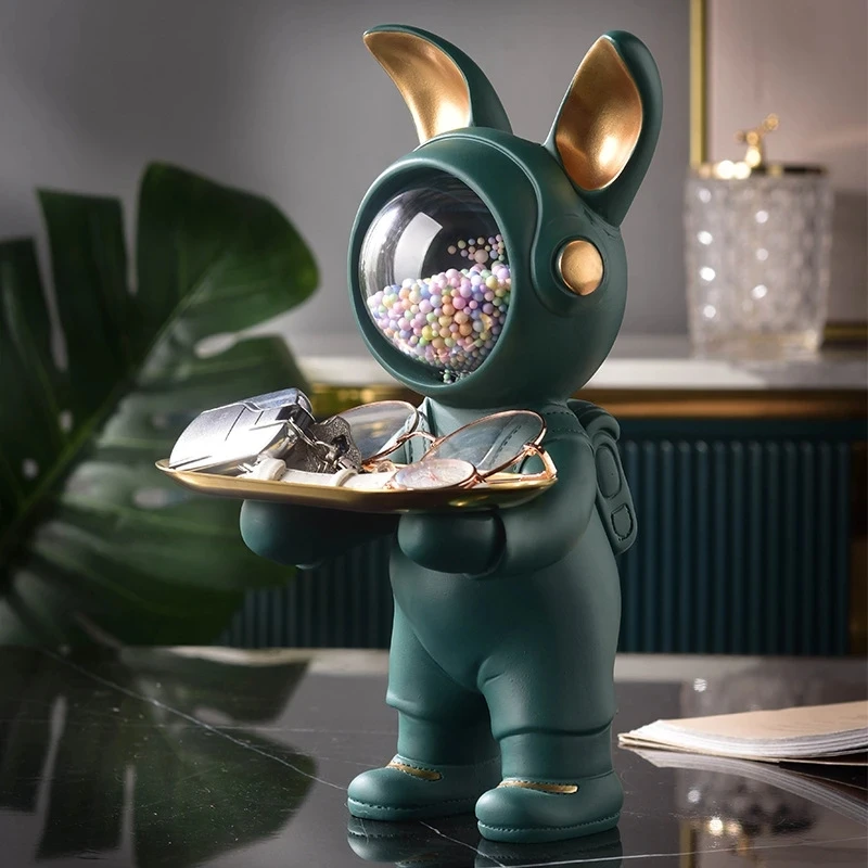 Home Decor Rabbit Astronaut Statue Ornaments Colorful Ball Decoration Room Desk Accessories Tray Interior Sculpture
Home Decor Rabbit Astronaut Statue Ornaments Colorful Ball Decoration Room Desk Accessories Tray Interior Sculpture