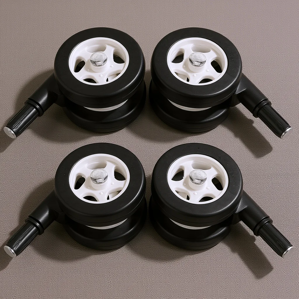 4Pcs Universal Stroller Wheel Replacement Plastic Caster Wheels Quiet Smooth Rotate Walker Parts Kit for Walker
4Pcs Universal Stroller Wheel Replacement Plastic Caster Wheels Quiet Smooth Rotate Walker Parts Kit for Walker