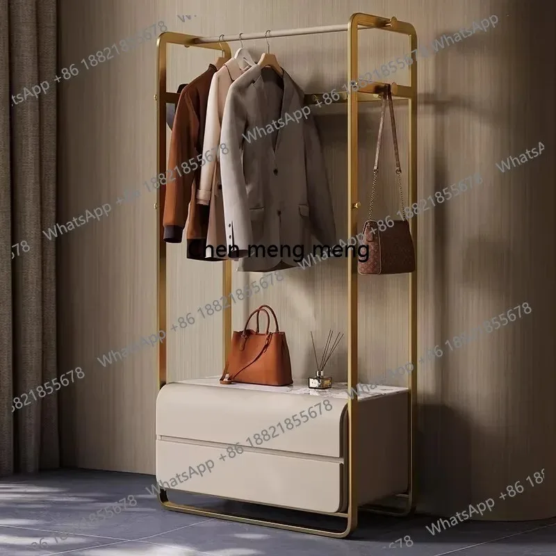Light luxury coat rack, bedroom household floor-to-ceiling stainless steel, about storage clothes rod
Light luxury coat rack, bedroom household floor-to-ceiling stainless steel, about storage clothes rod