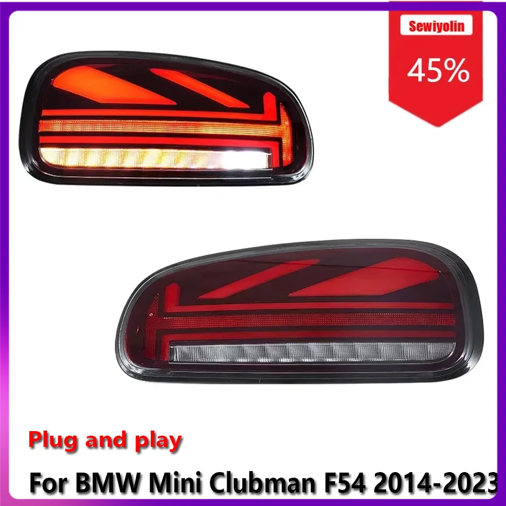 Car LED Tail Light Accessories For BMW Mini Clubman F54 2014-2023 Auto Fog DRL Brake Turn Signal Lamp Plug And Play
Car LED Tail Light Accessories For BMW Mini Clubman F54 2014-2023 Auto Fog DRL Brake Turn Signal Lamp Plug And Play