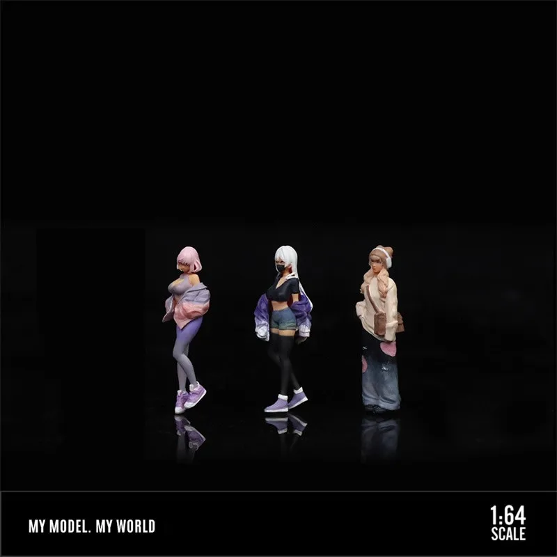 1:64 Model 3Pcs Beauty Fashion Sweet And Cool Pink Hair Girls Yoga Pants Doll Set DIY Scene Accessory Action Figures Collection
1:64 Model 3Pcs Beauty Fashion Sweet And Cool Pink Hair Girls Yoga Pants Doll Set DIY Scene Accessory Action Figures Collection