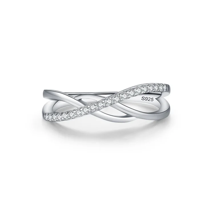 S925 Sterling Silver Cross Geometric Design Wedding Ring Women Fashionable Jewelry
S925 Sterling Silver Cross Geometric Design Wedding Ring Women Fashionable Jewelry