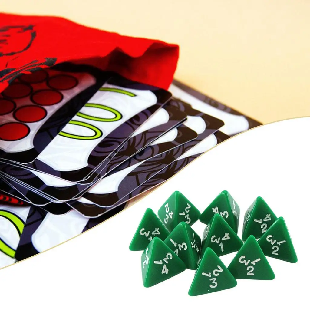 10PC Acrylic D4 Dice Educational Toys Casino Accessories for Adults
10PC Acrylic D4 Dice Educational Toys Casino Accessories for Adults