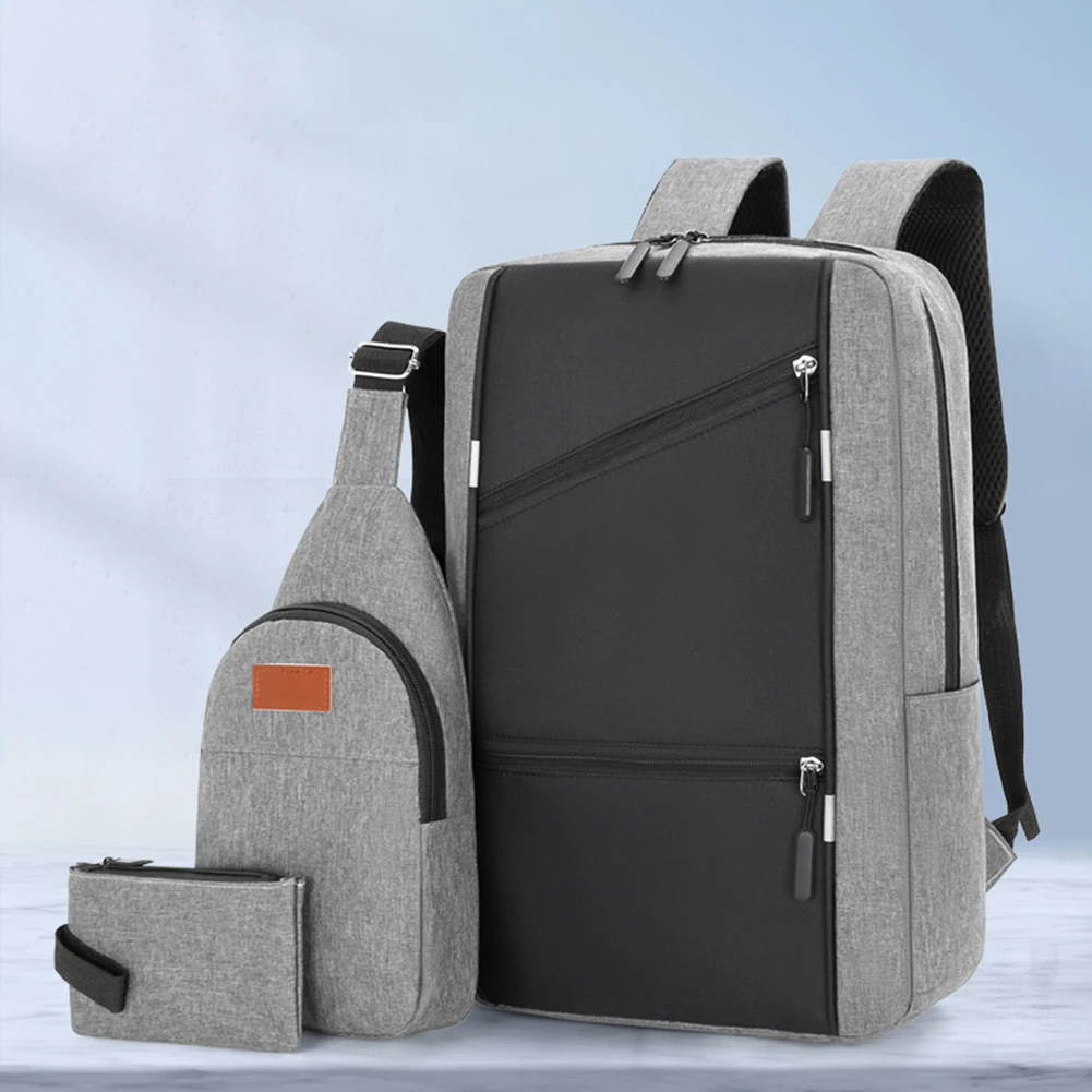 3Pcs Casual Bag Set Laptop Backpack Travel Book Bag Multifunction Versatile School Bag Anti Theft for Outdoor Travel
3Pcs Casual Bag Set Laptop Backpack Travel Book Bag Multifunction Versatile School Bag Anti Theft for Outdoor Travel