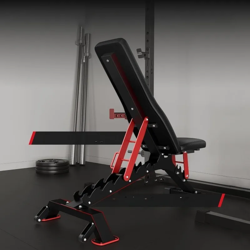 Weight Bench, 1200LBS Weight Capacity Strength Training Bench Heavy-duty Adjustable Workout Bench
Weight Bench, 1200LBS Weight Capacity Strength Training Bench Heavy-duty Adjustable Workout Bench