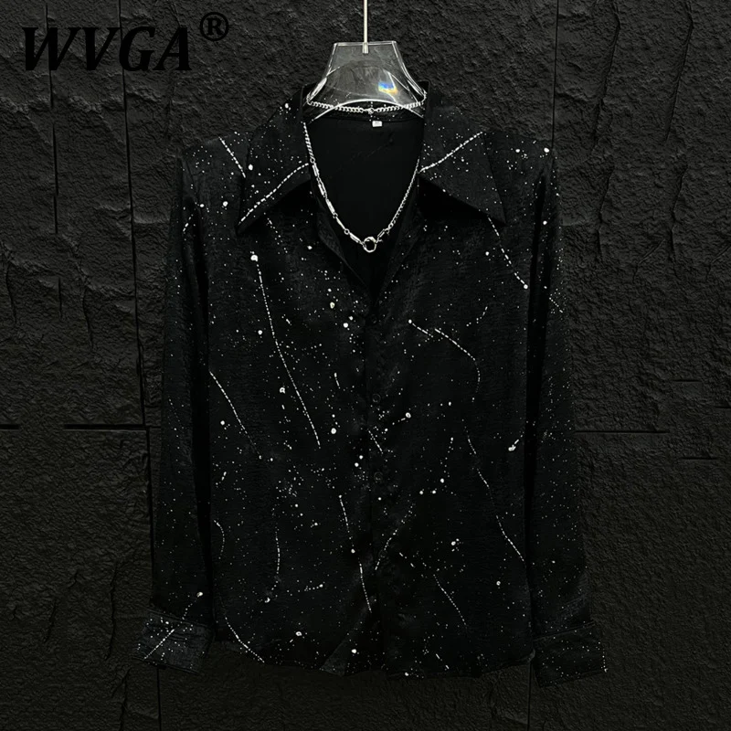 WVGA Весна Лето Новые мужские рубашки Tide Techwear Starry Sky с длинными рукавами Нишевый дизайн Модная крутая свободная повседневная рубашка Ins W7487
WVGA Весна Лето Новые мужские рубашки Tide Techwear Starry Sky с длинными рукавами Нишевый дизайн Модная крутая свободная повседневная рубашка Ins W7487