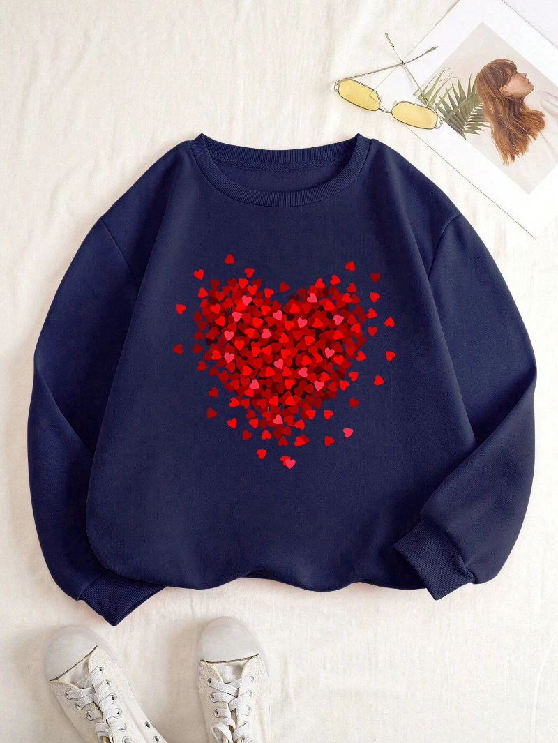 Casual Woman Pullover Red Heart Graphic Printing Hoodie Breathable Loose Fleece Warm Sweatshirt Autumn Winter Female Streetwear
Casual Woman Pullover Red Heart Graphic Printing Hoodie Breathable Loose Fleece Warm Sweatshirt Autumn Winter Female Streetwear