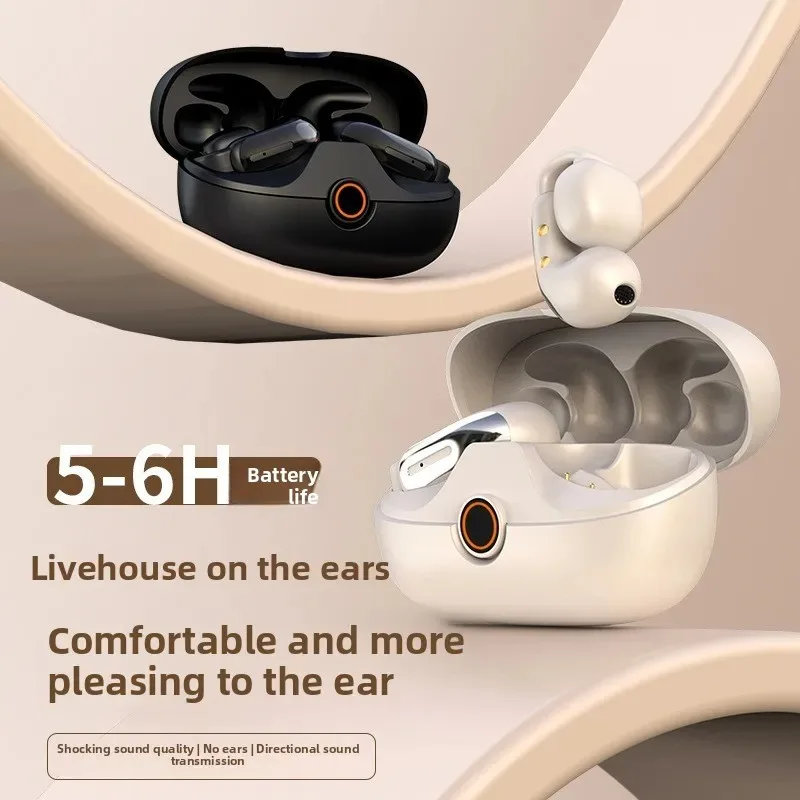 2025 New Bluetooth Earphones G-Type Ear Clip Noise Reduction Long Range High End Wireless Sports Earphones
2025 New Bluetooth Earphones G-Type Ear Clip Noise Reduction Long Range High End Wireless Sports Earphones