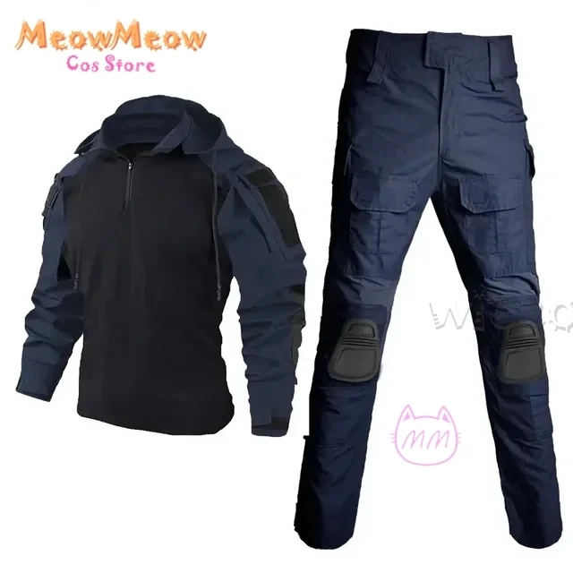 Call Of Duty Ghost Cosplay Clothes Tactical Suit Combat Camo Uniform Black Blue Military Training Game Style Coat Halloween Part
Call Of Duty Ghost Cosplay Clothes Tactical Suit Combat Camo Uniform Black Blue Military Training Game Style Coat Halloween Part
