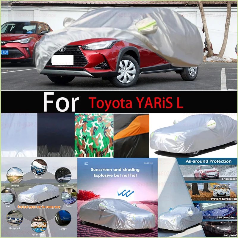 Для Toyota YARiS L ветрозащитный автомобильный чехол со светоотражающей полосой, автоматический анти-УФ-защита от солнца, дождя, снега, пыли, защитный чехол
Для Toyota YARiS L ветрозащитный автомобильный чехол со светоотражающей полосой, автоматический анти-УФ-защита от солнца, дождя, снега, пыли, защитный чехол