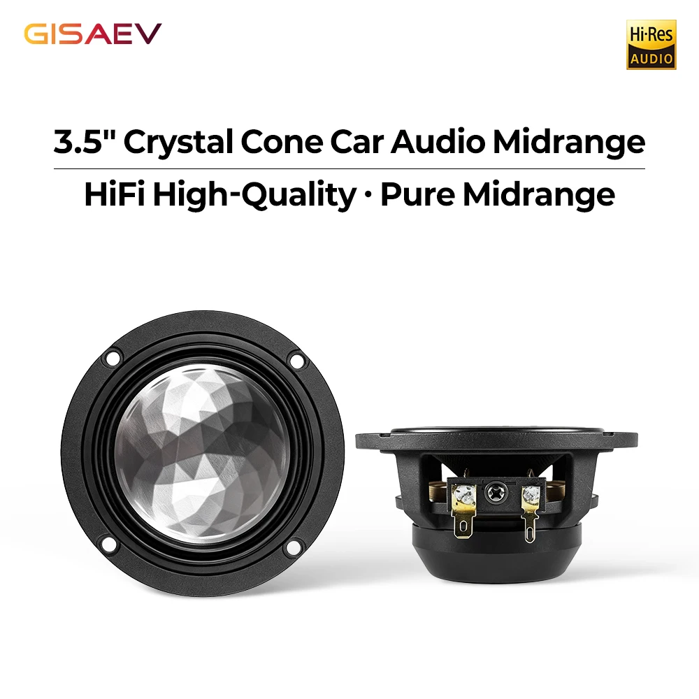 2Pcs 3.5 Inch Car Crystal Diaphragm Midrange Speakers High Rigidity Clear Sound Audio Upgrade Universal for Most Vehicles
2Pcs 3.5 Inch Car Crystal Diaphragm Midrange Speakers High Rigidity Clear Sound Audio Upgrade Universal for Most Vehicles