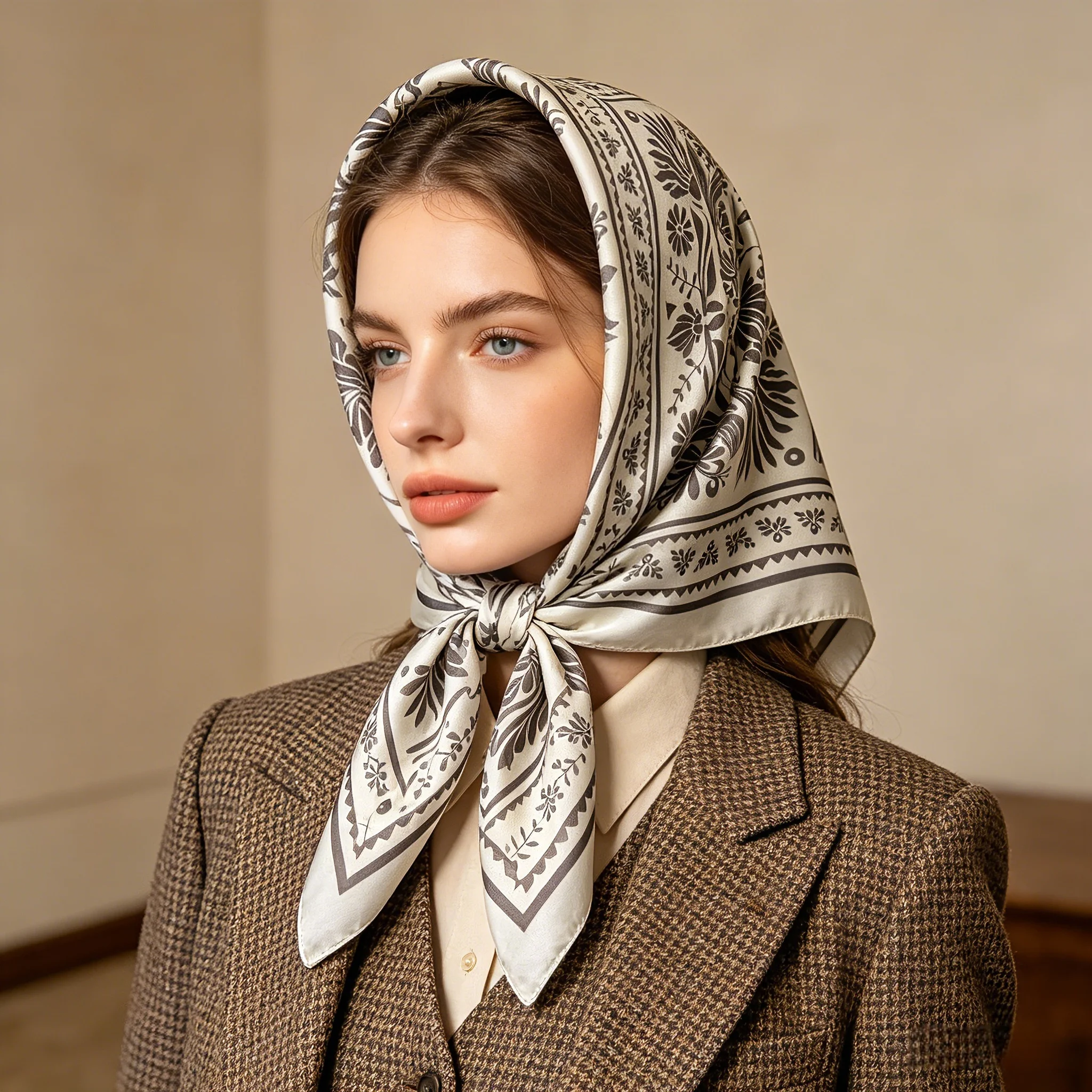 2026 New Square Scarf For Women Elegant Paisley Lady Hijab Neckerchief Shawl For Travel Retro Soft Stain Imitation Silk Scarves
2026 New Square Scarf For Women Elegant Paisley Lady Hijab Neckerchief Shawl For Travel Retro Soft Stain Imitation Silk Scarves