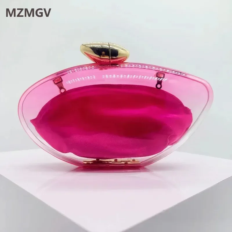 Trend Design Transparent Acrylic Simple Evening Clutch Bag Irregular Shape Women's Fashionable Gradient Color Clip Crossbody Bag
Trend Design Transparent Acrylic Simple Evening Clutch Bag Irregular Shape Women's Fashionable Gradient Color Clip Crossbody Bag