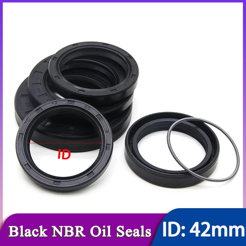 1pc NBR Oil Seal ID 42mm TC42*55/56/58/60/62/65/68/70/72/75/80*5/7/8/9/10/12mm Nitrile Rubber Shaft Double Lip Oil Seals Gasket
1pc NBR Oil Seal ID 42mm TC42*55/56/58/60/62/65/68/70/72/75/80*5/7/8/9/10/12mm Nitrile Rubber Shaft Double Lip Oil Seals Gasket
