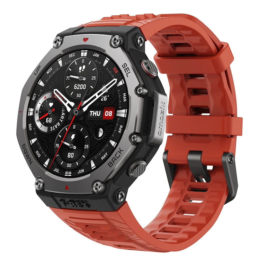 Amaz Fit T-Rex 3 1.5'' Amoled 2,000nit Display 3 Weeks Battery Life Dual GPS 10ATM Rugged Outdoor Smartwatch
Amaz Fit T-Rex 3 1.5'' Amoled 2,000nit Display 3 Weeks Battery Life Dual GPS 10ATM Rugged Outdoor Smartwatch