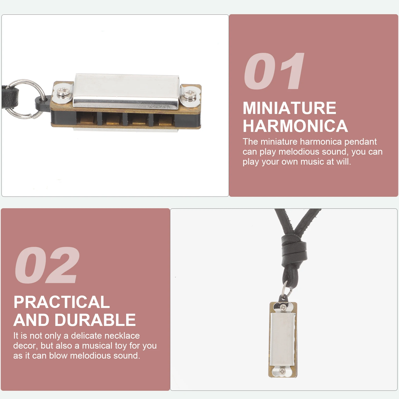 Retro Harmonica Necklace Mini Pendant Durable Alloy Portable Musical Instrument Lightweight Clavicle Chain Unique Decorative
Retro Harmonica Necklace Mini Pendant Durable Alloy Portable Musical Instrument Lightweight Clavicle Chain Unique Decorative
