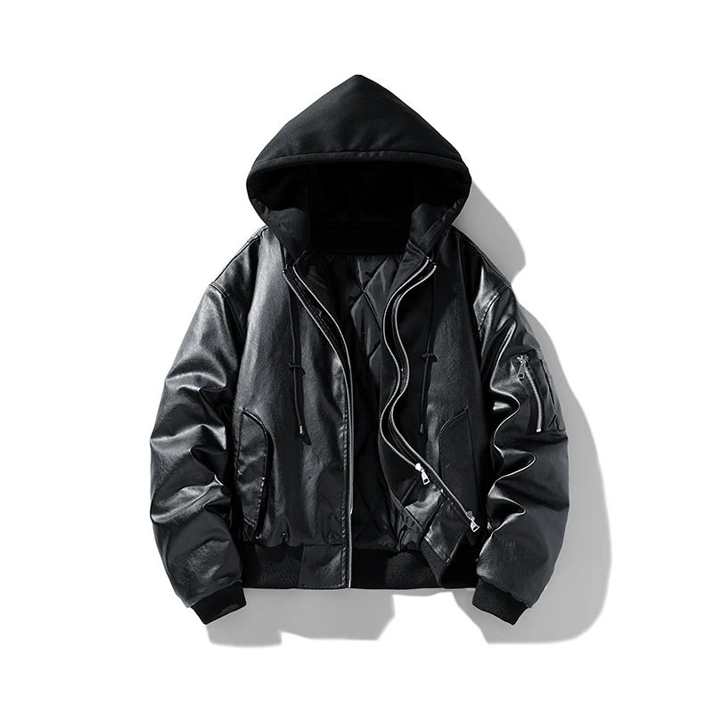 Men Short Jacket Cotton Jacket Comfortable City Commuting Wear Warm Hooded Design Soft Comfortable PU Leather Lining Men's Coat
Men Short Jacket Cotton Jacket Comfortable City Commuting Wear Warm Hooded Design Soft Comfortable PU Leather Lining Men's Coat